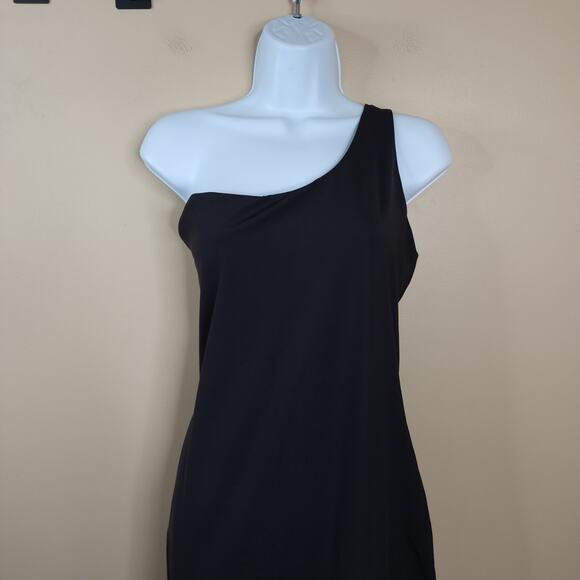 Skims All-In-One One Shoulder Bodysuit Catsuit in Onyx Size 4X - Picture 2 of 8